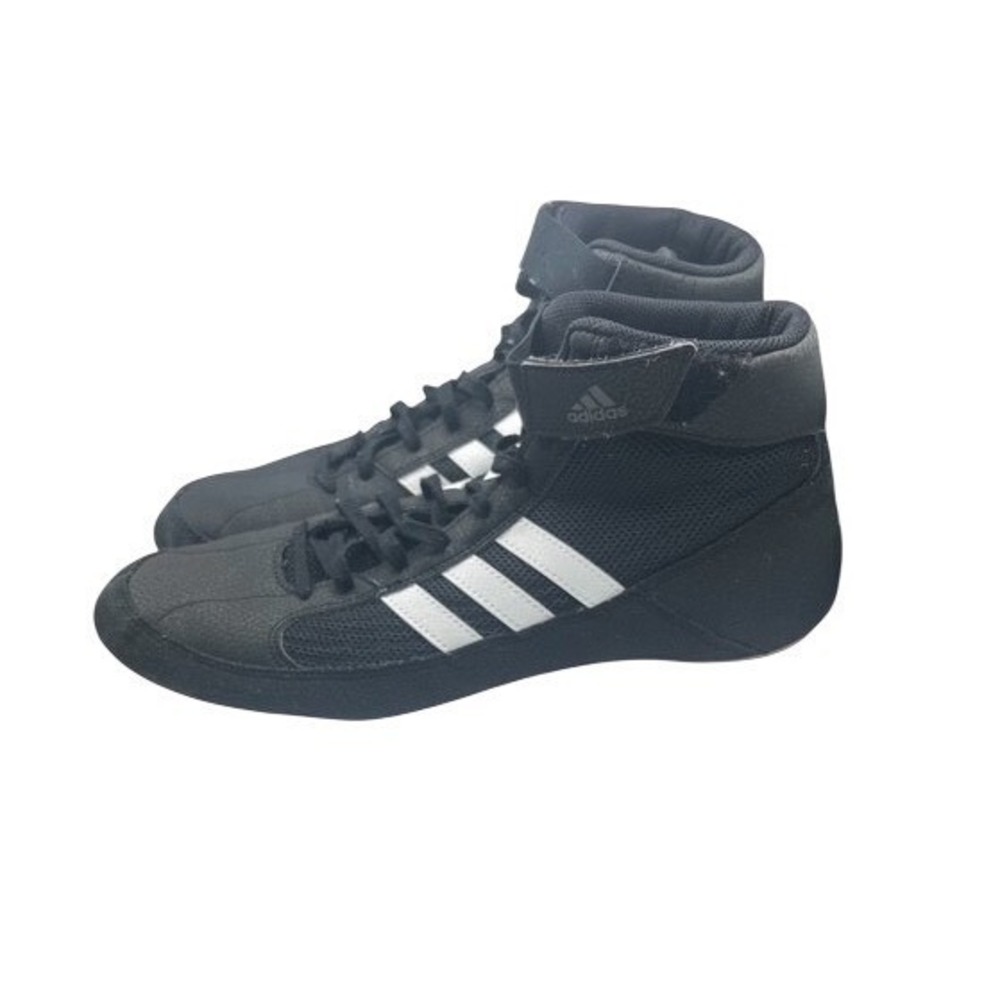 Adidas Mens SZ 11.5 HVC 2 Wrestling Shoes Black/White-1192